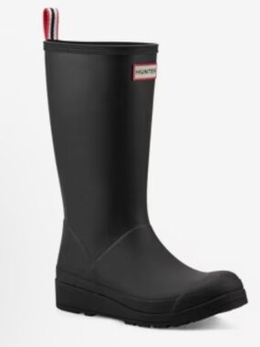 Hunter play Tall Rain Boot with Red-White Pull Tab